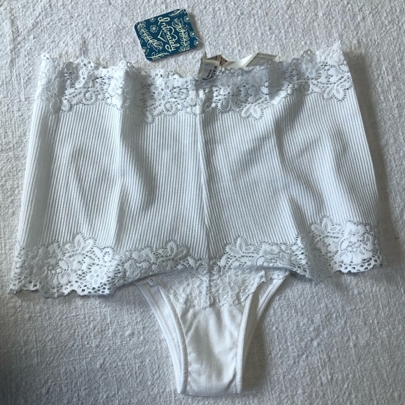 Free People Caroline Hipster Undie Panty Ivory Small - Picture 1 of 5